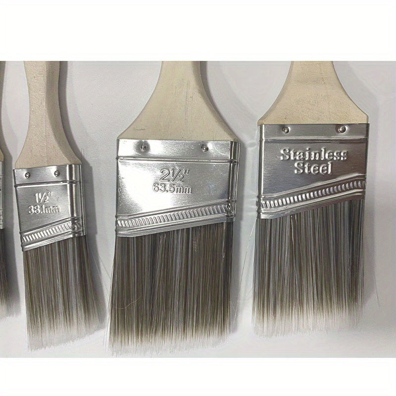 5pcs Professional Paint Brush Set for DIY Home Painting