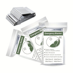 2pcs Emergency Mylar Thermal Blankets for Survival Outdoors