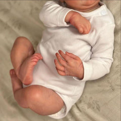 19 Inch Silicone Reborn Baby Sleeping Levi Doll with 3D Paint Skin & Veins