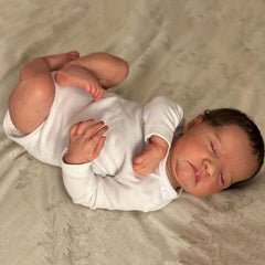 19 Inch Silicone Reborn Baby Sleeping Levi Doll with 3D Paint Skin & Veins