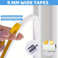 Foam Window Seal Strip Adhesive Weatherstrip Soundproofing - White