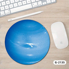 Planet Series Round Mouse Pad Small Cartoon Creative Computer Desk Pad