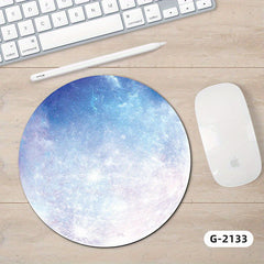 Planet Series Round Mouse Pad Small Cartoon Creative Computer Desk Pad