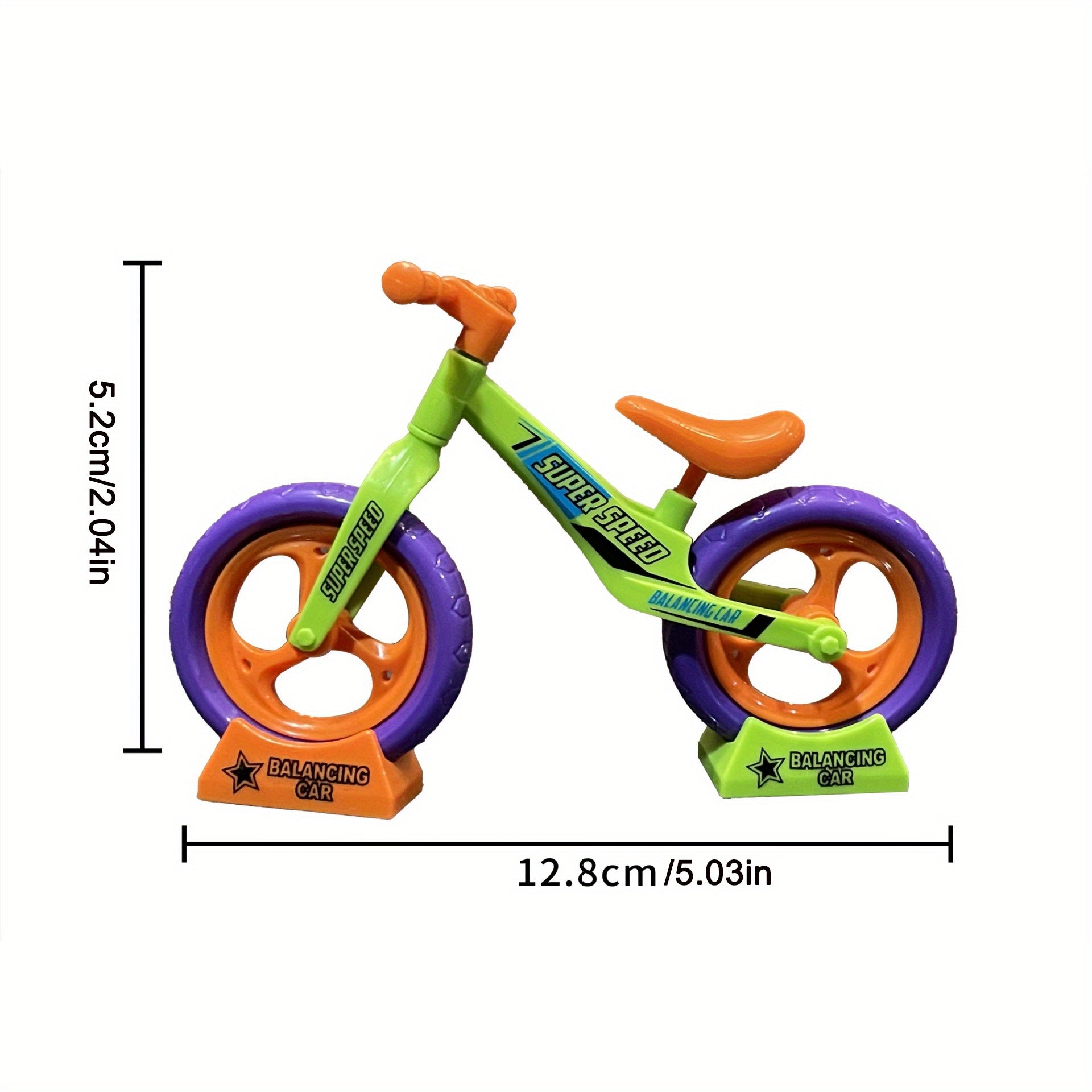 Mini Radish Bicycle Toy Balance Car Ornaments