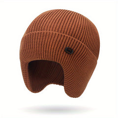 Winter Warm Earflap Cap Soft Beanie Hat For Men Women Outdoor Thicken Ski Sports