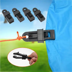 5pcs Camping Tarp Clips Safety Clip With Strong Lock Outdoor Tent Tighten Buckle