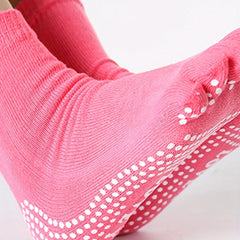 Rainbow Yoga Socks Non Slip Ankle Striped Gripper Socks