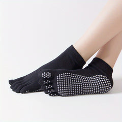 Rainbow Yoga Socks Non Slip Ankle Striped Gripper Socks