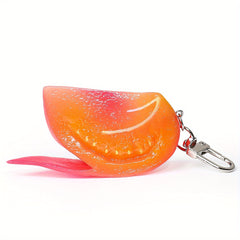 Simulation PVC Tomato Pendant Keychain Fruit And Vegetable Pendant Key Chain