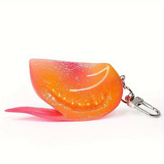 Simulation PVC Tomato Pendant Keychain Fruit And Vegetable Pendant Key Chain