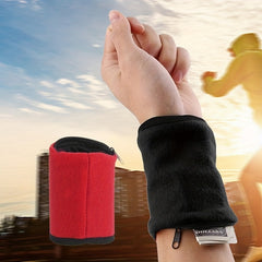 Sports Wrist Wallet Pouch Zipper Wristband Bag Arm Mobile Phone Bag
