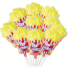 10pcs Movie Night Popcorn Foil Party Balloon Christmas Decor