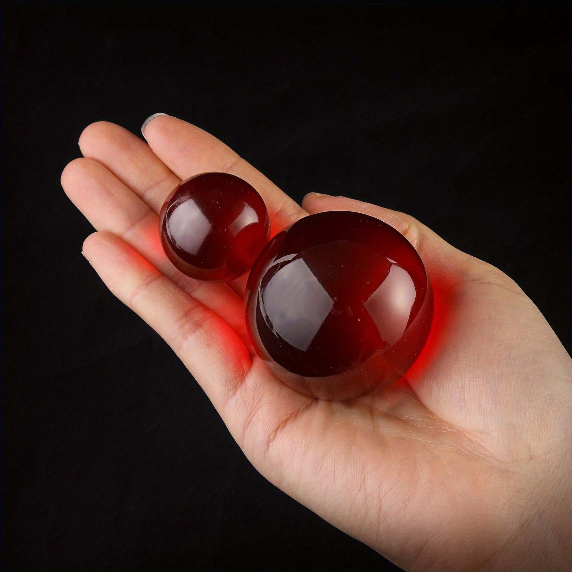 Glass Transfer Good Luck Beads Cylinder