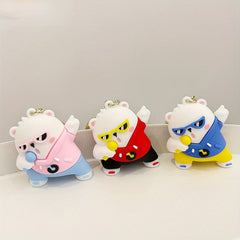 Bear Cartoon Keychain Pendant Doll Car Key Chain Bag Ornament