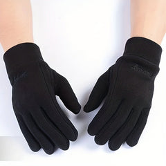 Winter Fleece Warm Soft Gloves Men Women Cycling Outdoor Gloves