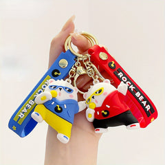 Bear Cartoon Keychain Pendant Doll Car Key Chain Bag Ornament