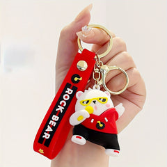 Bear Cartoon Keychain Pendant Doll Car Key Chain Bag Ornament