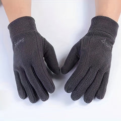 Winter Fleece Warm Soft Gloves Men Women Cycling Outdoor Gloves