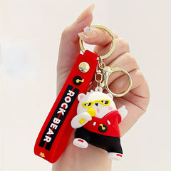 Bear Cartoon Keychain Pendant Doll Car Key Chain Bag Ornament