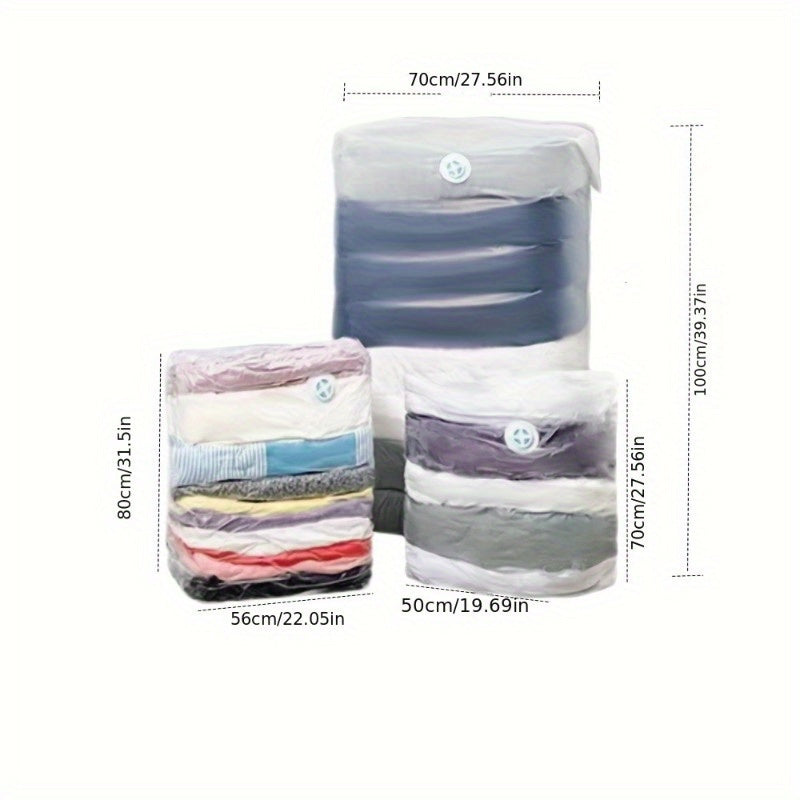 Large Vacuum Compression Bag Transparent for Home & Outdoor
