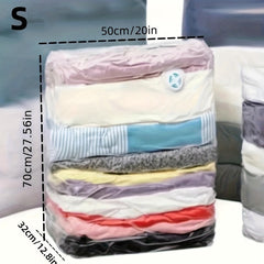 Large Vacuum Compression Bag Transparent for Home & Outdoor