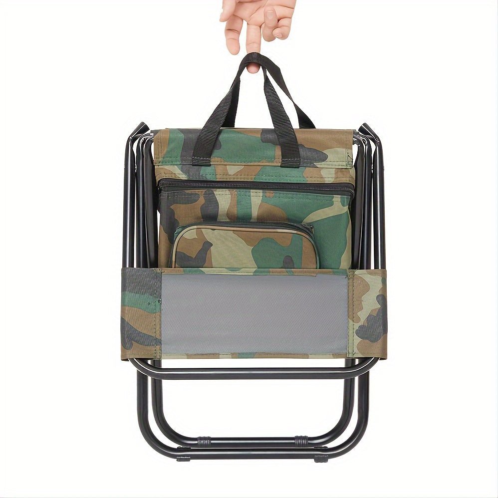 Foldable Beach Chair for Outdoor Fishing with Storage Bag