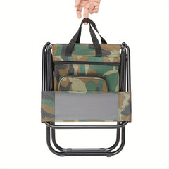 Foldable Beach Chair for Outdoor Fishing with Storage Bag
