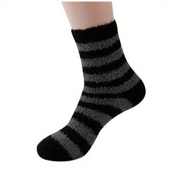5 Pairs Winter Coral Velvet Socks Thickened Floor Sleeping Socks