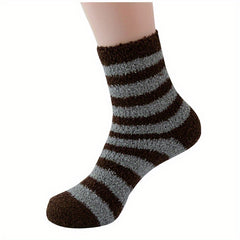 5 Pairs Winter Coral Velvet Socks Thickened Floor Sleeping Socks