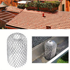 4pcs Roof Gutter Guards Filters 8.3in Aluminium Filter Strainer