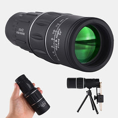 16X52 Monocular Telescope with Mobile Phone Holder, Tripod