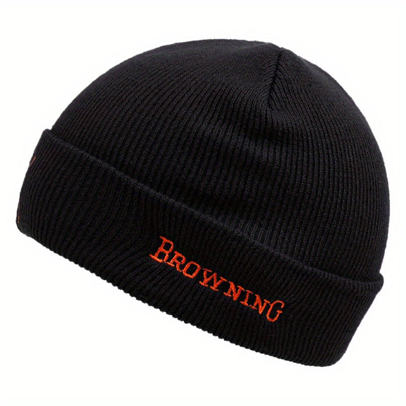 Knitted Beanie Hat with Ear Protection