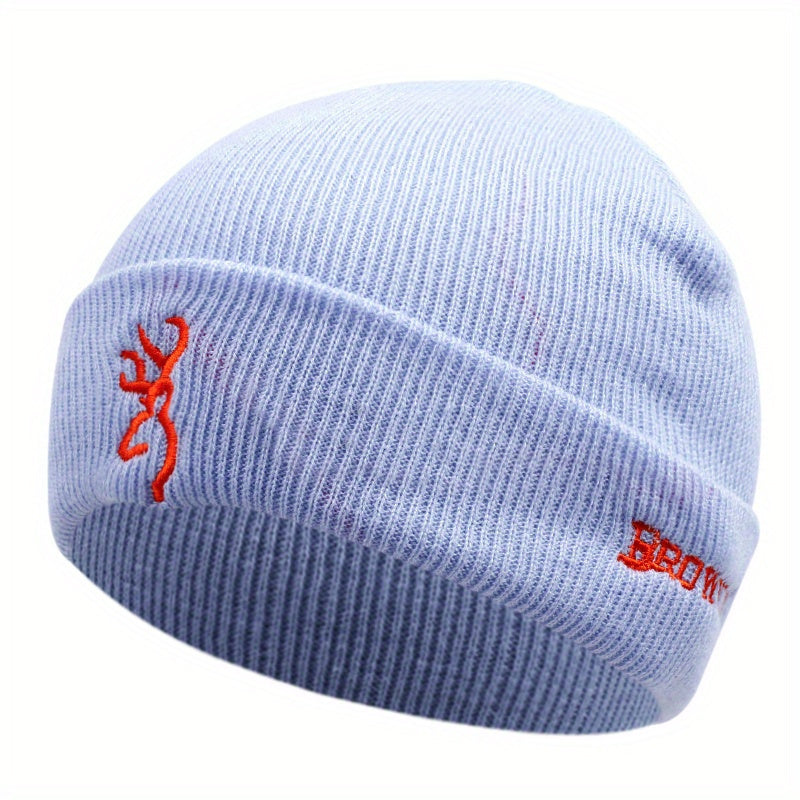 Knitted Beanie Hat with Ear Protection