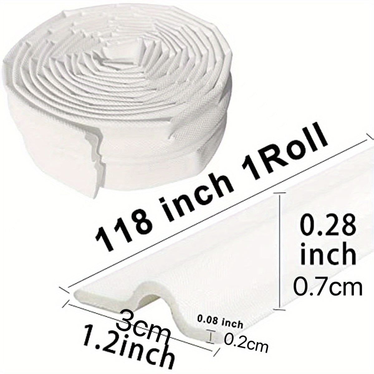 Weather Stripping Door Seal Strip Self Adhesive Foam Window Door Insulation