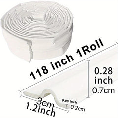 Weather Stripping Door Seal Strip Self Adhesive Foam Window Door Insulation