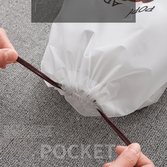 Portable Shoe Drawstring Storage Bag Dust Proof Shoe Packing Bag