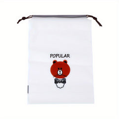 Portable Shoe Drawstring Storage Bag Dust Proof Shoe Packing Bag