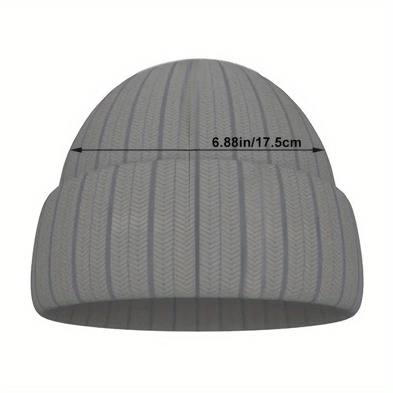 Winter Warm Beanie Hat Hip Hop Knitted Hat Ski Hat