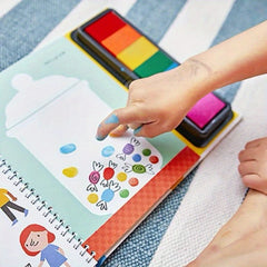 Rubber Stamp Ink Pad Set for Fingerprinting Books Doodling DIY Craft