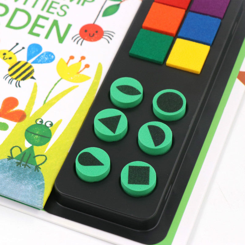 Rubber Stamp Ink Pad Set for Fingerprinting Books Doodling DIY Craft