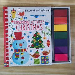 Rubber Stamp Ink Pad Set for Fingerprinting Books Doodling DIY Craft