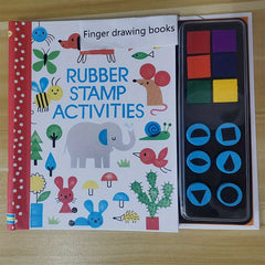 Rubber Stamp Ink Pad Set for Fingerprinting Books Doodling DIY Craft