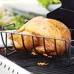 Portable BBQ Grill Rack Non-Stick Stainless Steel for Outdoor/Home Cooking