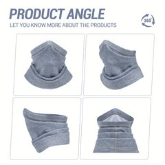Winter Neck Warmer Gaiter Windproof Face Mask Cover Cold Weather Scarf