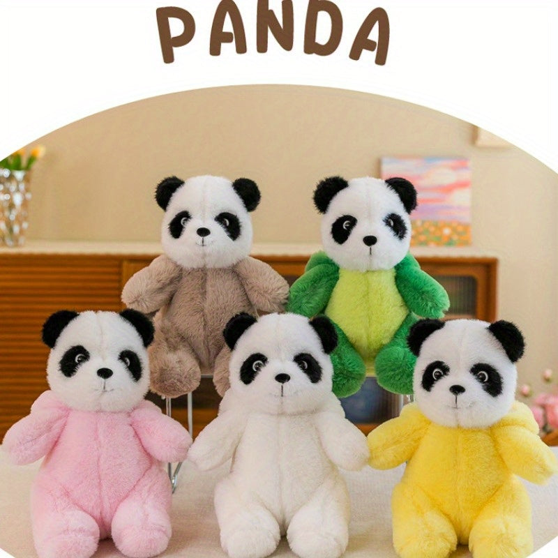 8in Panda Transforms Into Doll Imitates Bear Plush Toy Birthday Gift