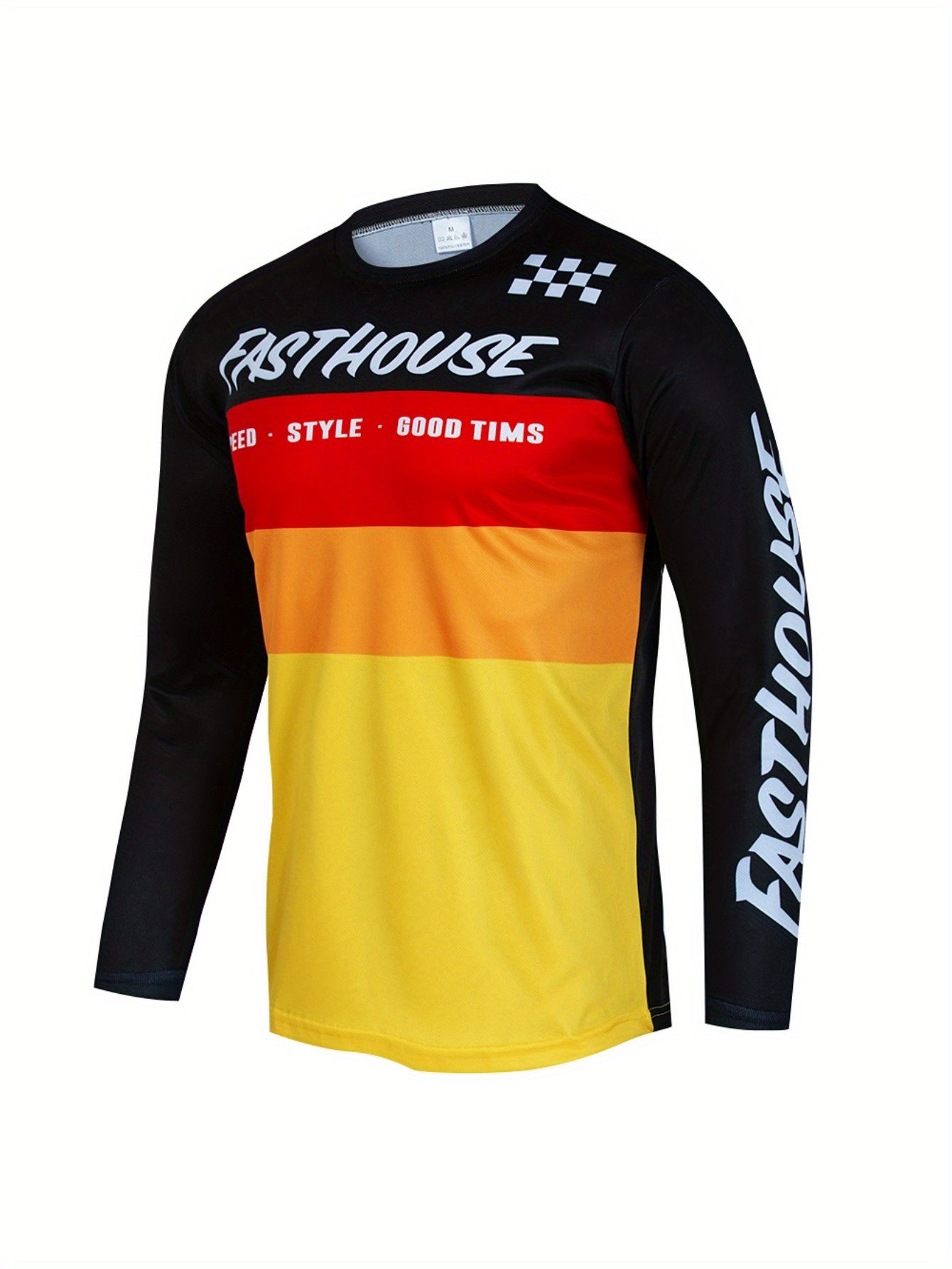 Men's Long Sleeve Motorcycle Off road T shirt Quick Drying Breathable Top