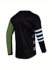 Men's Block Long Sleeve Motorcycle Off road T shirt
