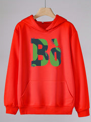 Girls Cartoon Bo Pattern Hooded Sweatshirt for Spring & Autumn