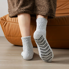 5 Pairs Warm Fuzzy Socks for Home, Comfy Sleep Floor Socks