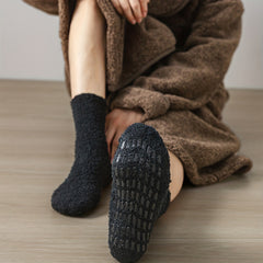 5 Pairs Warm Fuzzy Socks for Home, Comfy Sleep Floor Socks